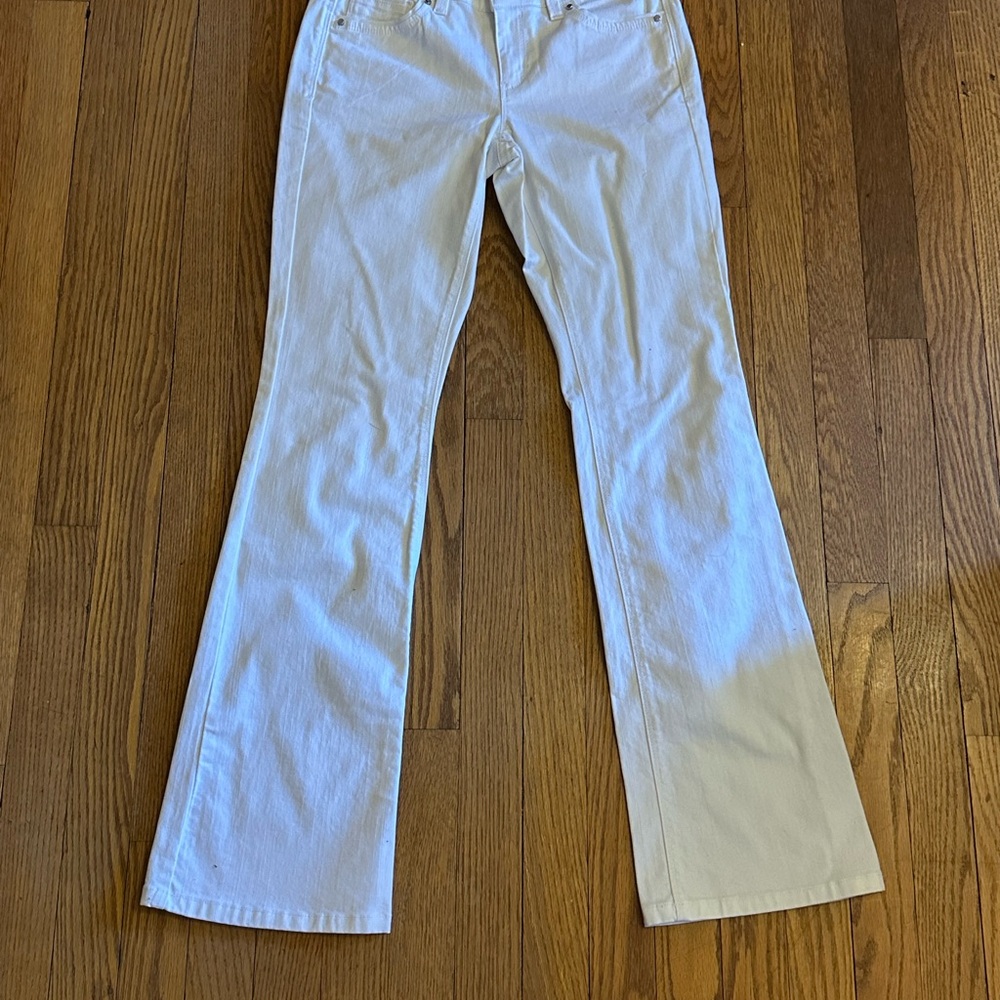 White Flare Jeans